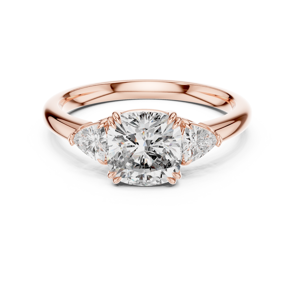 Triune Brilliance Lab Grown Diamond Three-Stone Ring