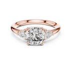 Triune Brilliance Lab Grown Diamond Three-Stone Ring