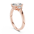 Radiant Center Stone with Tapered Emerald-Cut Accents