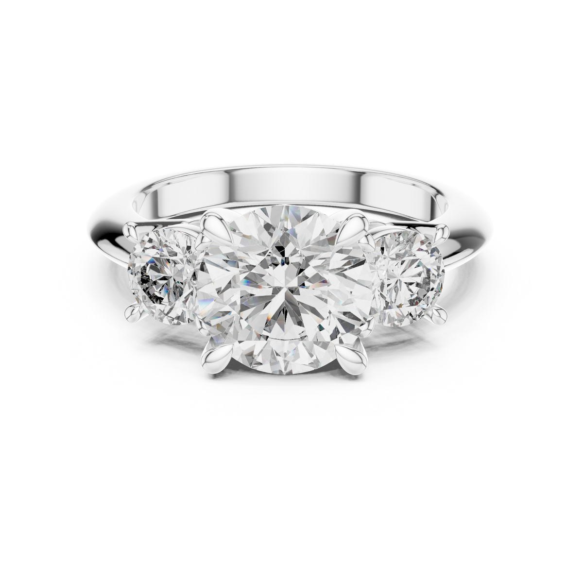 Eternal Triad Lab Grown Diamond Three-Stone Ring