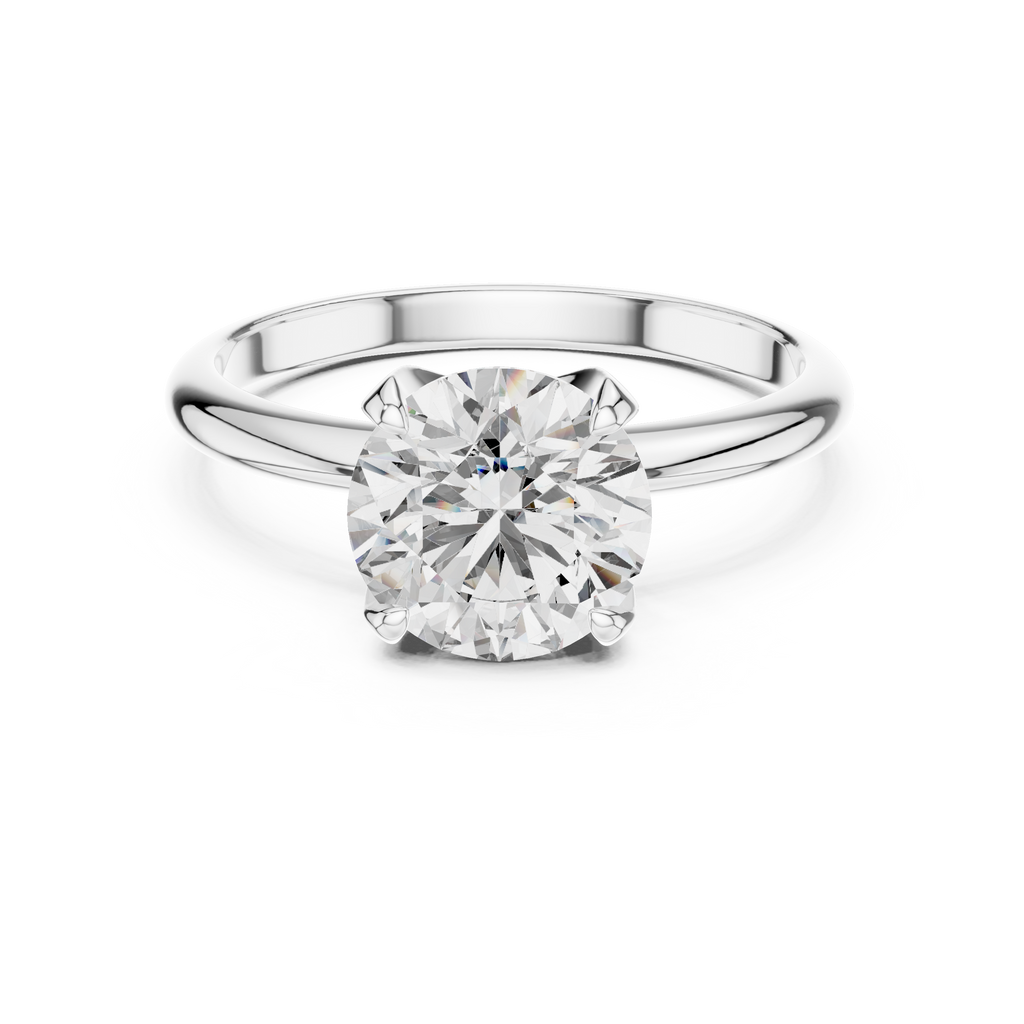 Classic Round Brilliant Solitaire Engagement Ring