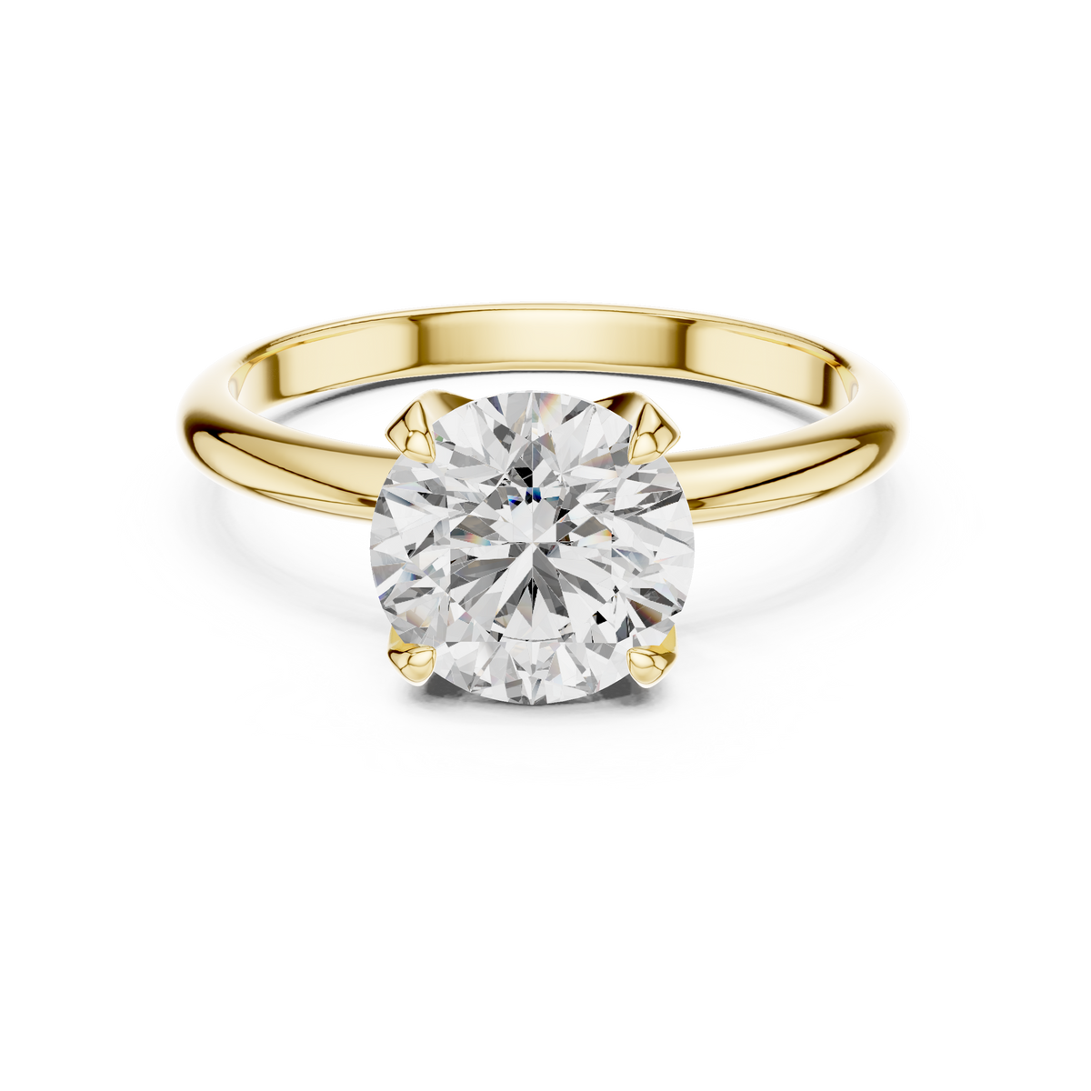 Classic Round Brilliant Solitaire Engagement Ring