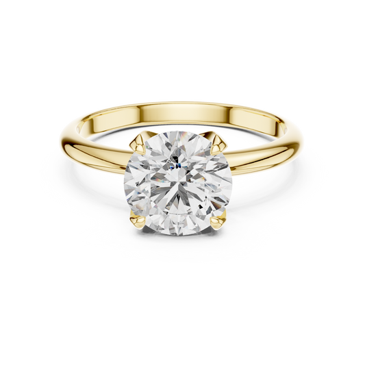 Classic Round Brilliant Solitaire Engagement Ring
