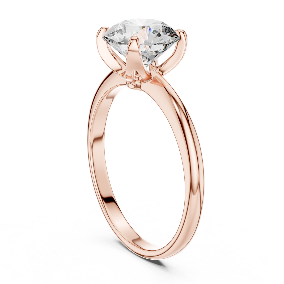 Classic Round Brilliant Solitaire Engagement Ring