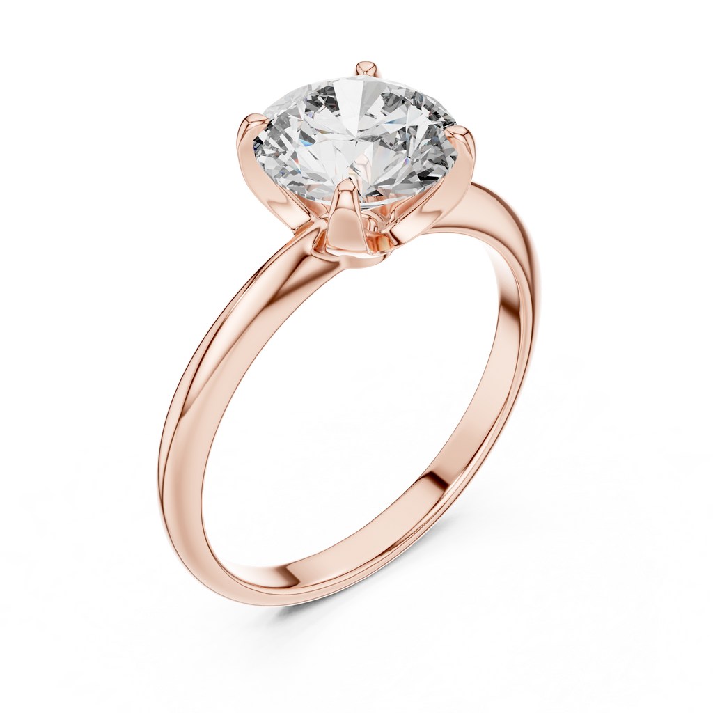 Classic Round Brilliant Solitaire Engagement Ring