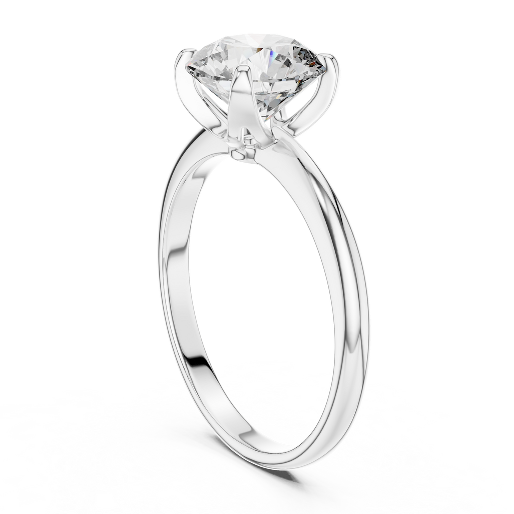 Classic Round Brilliant Solitaire Engagement Ring
