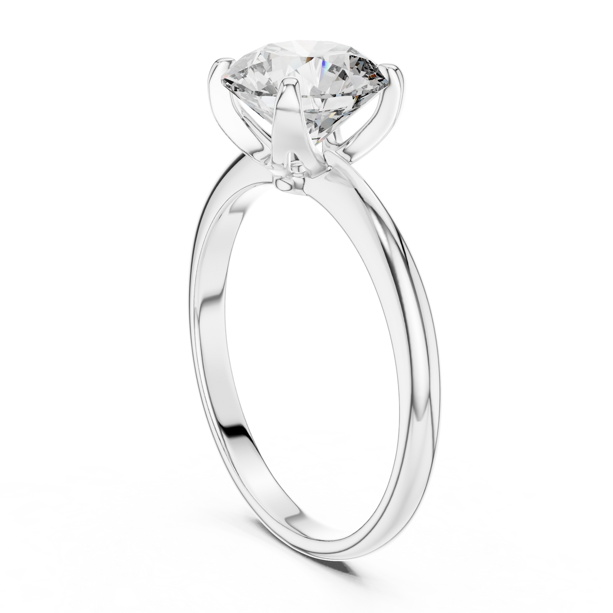 Classic Round Brilliant Solitaire Engagement Ring
