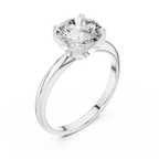 Classic Round Brilliant Solitaire Engagement Ring