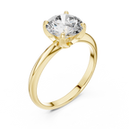 Classic Round Brilliant Solitaire Engagement Ring