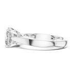 Princess Cut Diamond in an Ornate Filigree Setting