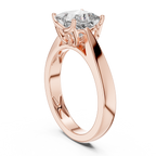 Princess Cut Diamond in an Ornate Filigree Setting