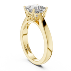 Princess Cut Diamond in an Ornate Filigree Setting