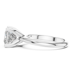 Princess Cut Diamond in a Modern Cathedral Setting