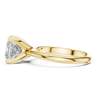 Princess Cut Diamond in a Modern Cathedral Setting