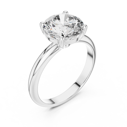 Brilliant Round Diamond with Nature-Inspired Multi-Stone Accents