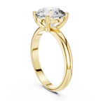 Brilliant Round Diamond with Nature-Inspired Multi-Stone Accents