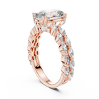 Premium Princess Cut Diamond Solitaire Ring for Women