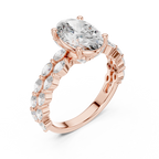 Premium Princess Cut Diamond Solitaire Ring for Women