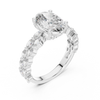 Premium Princess Cut Diamond Solitaire Ring for Women