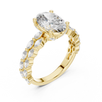 Premium Princess Cut Diamond Solitaire Ring for Women