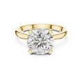 Brilliant Round Diamond in a Classic Elevated Cathedral Mount