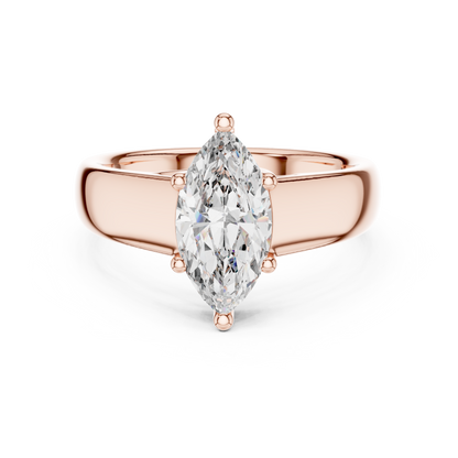 Stunning Marquise Cut Diamond Engagement Ring for Women