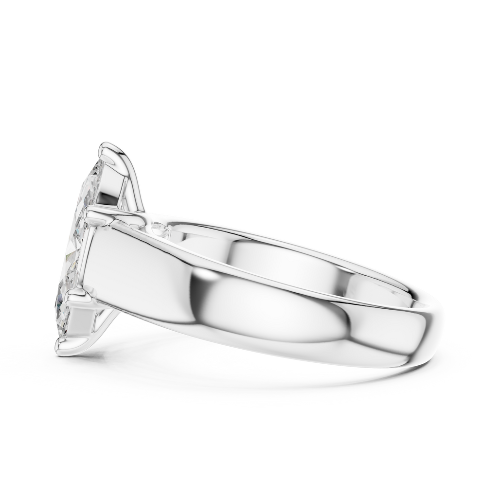 Stunning Marquise Cut Diamond Engagement Ring for Women