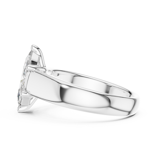 Stunning Marquise Cut Diamond Engagement Ring for Women