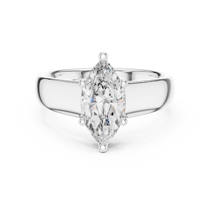 Stunning Marquise Cut Diamond Engagement Ring for Women
