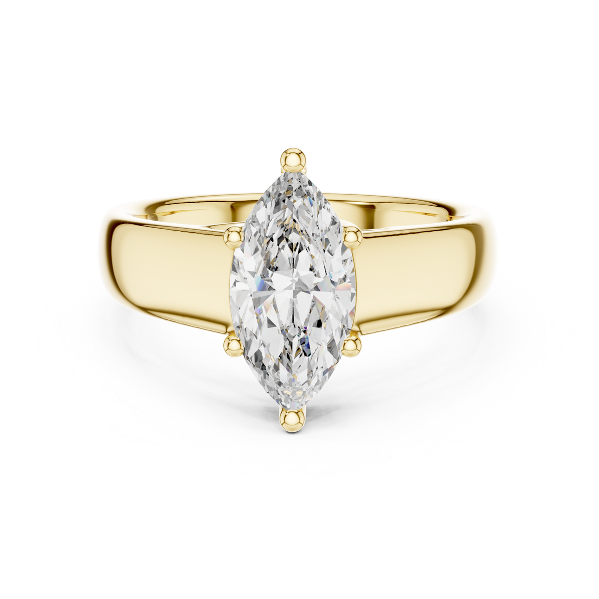 Stunning Marquise Cut Diamond Engagement Ring for Women