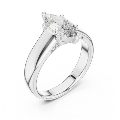Stunning Marquise Cut Diamond Engagement Ring for Women
