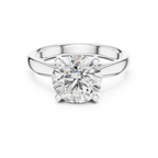 Modern Round Cut Diamond Solitaire Ring – Designer Gold Ring