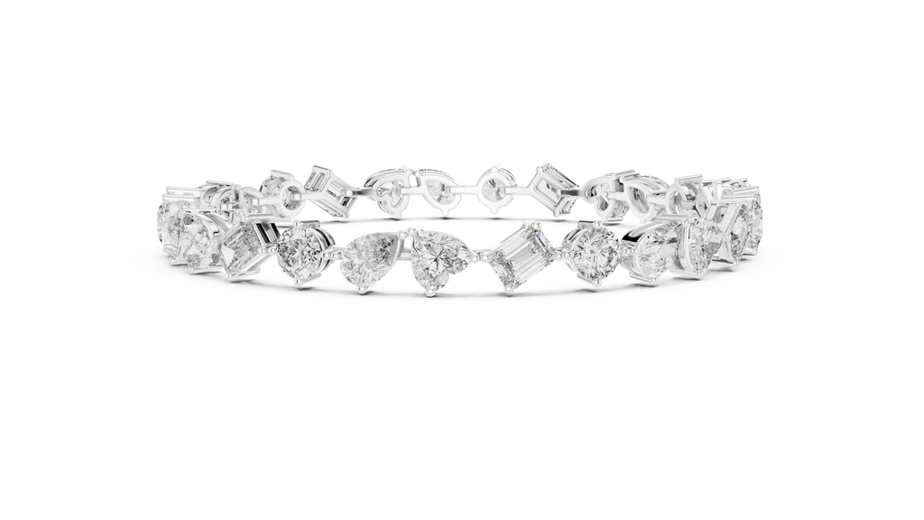 Premium Alternating Cut Diamond Bracelet