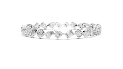 Premium Alternating Cut Diamond Bracelet