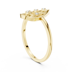 Teardrop Diamond Ring for Women | Modern Pear Shape Fashion Ring.