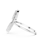Designer Leaf Diamond Ring | Marquise Botanical Fashion Ring.