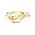 Diamond Nature Ring for Women, Open Leaf Vine Design, Stylish Statement Jewelry