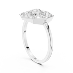 Delicate Flower Diamond Ring | Minimalist Women's Fashion Ring.