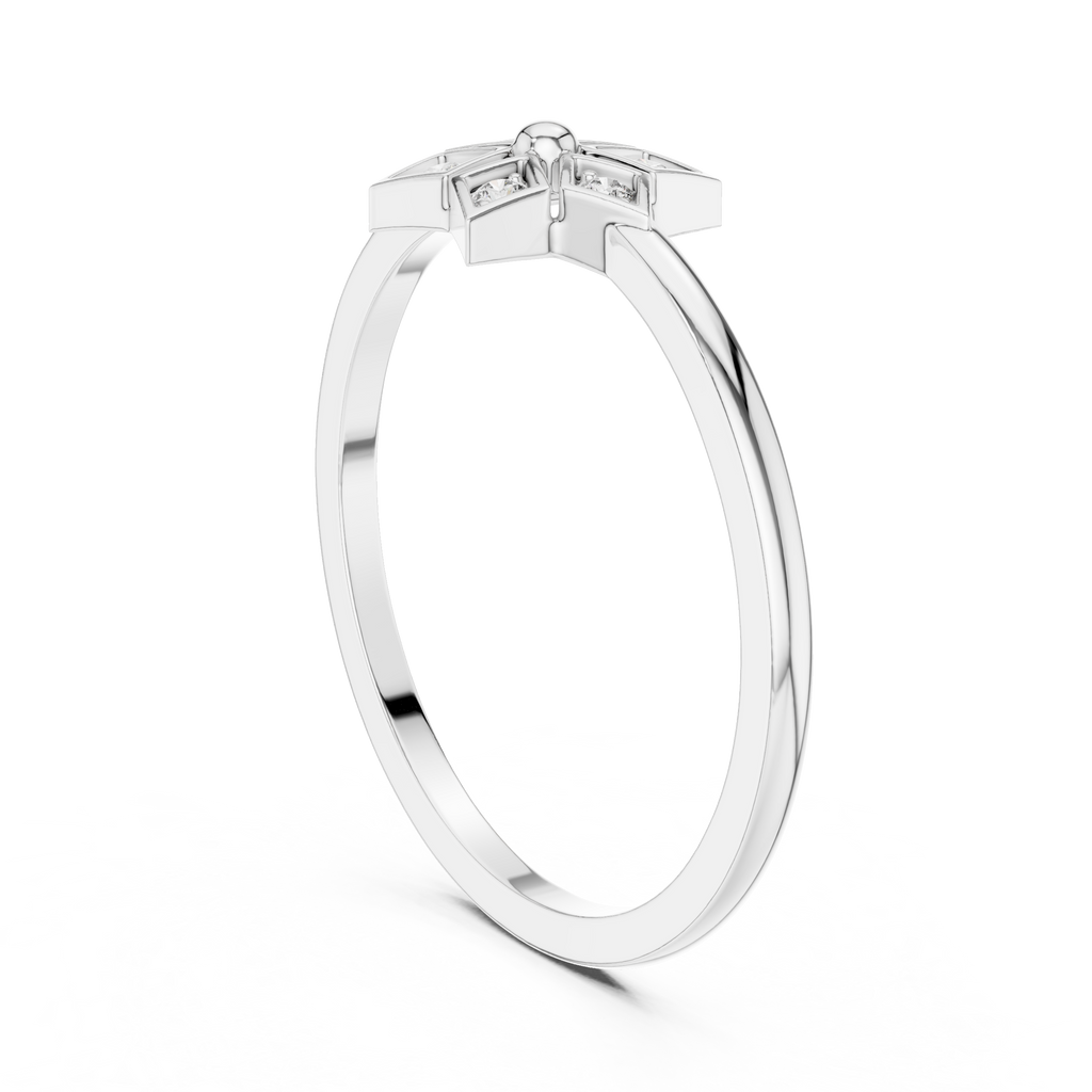 Elegant Diamond Bloom Ring | Floral Motif Fashion Jewelry | Gift for Women