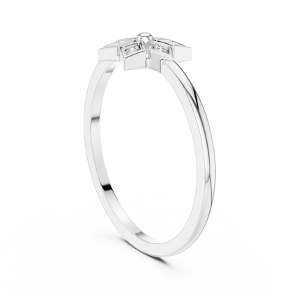 Elegant Diamond Bloom Ring | Floral Motif Fashion Jewelry | Gift for Women