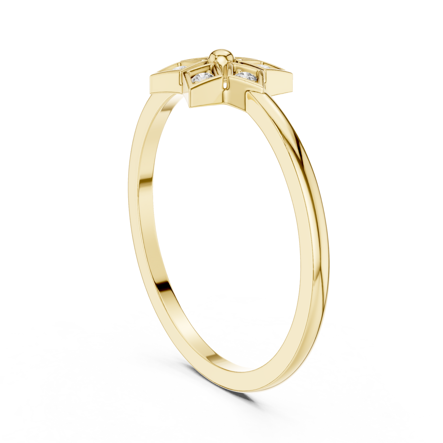 Elegant Diamond Bloom Ring | Floral Motif Fashion Jewelry | Gift for Women