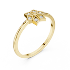 Elegant Diamond Bloom Ring | Floral Motif Fashion Jewelry | Gift for Women