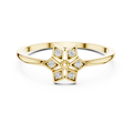Elegant Diamond Bloom Ring | Floral Motif Fashion Jewelry | Gift for Women