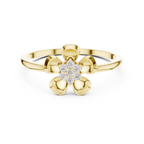 Designer Diamond Flower Cluster Ring | Minimalist Floral Jewelry | Classic Gift for Women.