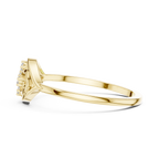 Elegant Diamond Swirl Ring for Women, Vintage Inspired Fashion Jewelry Gift