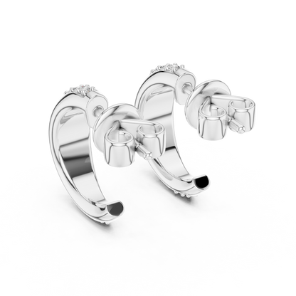 Elegant Diamond Hoops – Brilliant Cut Earrings