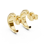 Elegant Diamond Hoops – Brilliant Cut Earrings