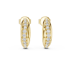 Elegant Diamond Hoops – Brilliant Cut Earrings