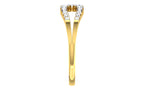 Double Loop Diamond Ring for Women