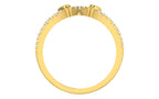 Elegant Double Band Diamond Ring